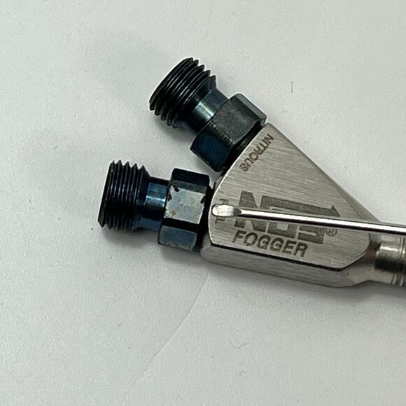 NOS 13716NOS Fogger Nozzle Stainless Blue Fittings Holley Nitrous 1/16 NPT - Picture 5 of 7